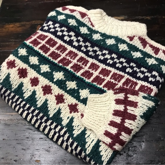 Chunky Knit Crew Neck Sweater - Picture 9 of 9